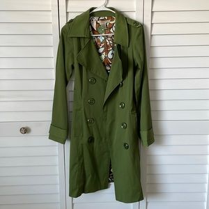 Olive Green Trench